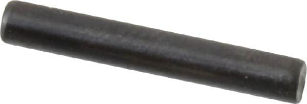 Holo-Krome - 3mm Diam x 20mm Pin Length Grade 8 Alloy Steel Standard Dowel Pin - Black Luster Finish, C 60 (Surface) & C 50-58 Hardness, 1 Beveled & 1 Rounded End - Makers Industrial Supply