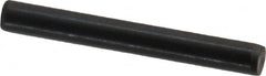 Holo-Krome - 3mm Diam x 25mm Pin Length Grade 8 Alloy Steel Standard Dowel Pin - Black Luster Finish, C 60 (Surface) & C 50-58 Hardness, 1 Beveled & 1 Rounded End - Makers Industrial Supply