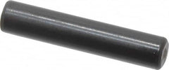 Holo-Krome - 4mm Diam x 20mm Pin Length Grade 8 Alloy Steel Standard Dowel Pin - Black Luster Finish, C 60 (Surface) & C 50-58 Hardness, 1 Beveled & 1 Rounded End - Makers Industrial Supply