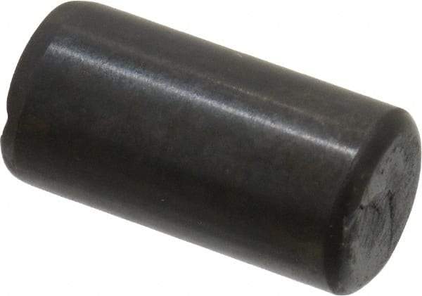 Holo-Krome - 8mm Diam x 16mm Pin Length Grade 8 Alloy Steel Standard Dowel Pin - Black Luster Finish, C 60 (Surface) & C 50-58 Hardness, 1 Beveled & 1 Rounded End - Makers Industrial Supply