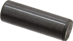 Holo-Krome - 8mm Diam x 25mm Pin Length Grade 8 Alloy Steel Standard Dowel Pin - Black Luster Finish, C 60 (Surface) & C 50-58 Hardness, 1 Beveled & 1 Rounded End - Makers Industrial Supply