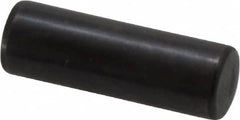 Holo-Krome - 10mm Diam x 30mm Pin Length Grade 8 Alloy Steel Standard Dowel Pin - Black Luster Finish, C 60 (Surface) & C 50-58 Hardness, 1 Beveled & 1 Rounded End - Makers Industrial Supply