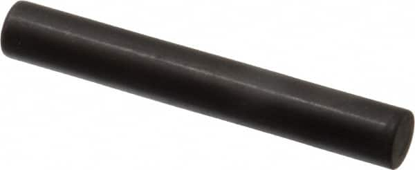 Holo-Krome - 10mm Diam x 70mm Pin Length Grade 8 Alloy Steel Standard Dowel Pin - Black Luster Finish, C 60 (Surface) & C 50-58 Hardness, 1 Beveled & 1 Rounded End - Makers Industrial Supply