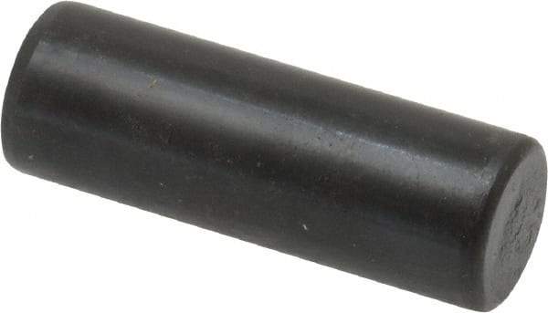 Holo-Krome - 12mm Diam x 35mm Pin Length Grade 8 Alloy Steel Standard Dowel Pin - Black Luster Finish, C 60 (Surface) & C 50-58 Hardness, 1 Beveled & 1 Rounded End - Makers Industrial Supply