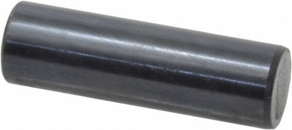 Holo-Krome - 12mm Diam x 40mm Pin Length Grade 8 Alloy Steel Standard Dowel Pin - Black Luster Finish, C 60 (Surface) & C 50-58 Hardness, 1 Beveled & 1 Rounded End - Makers Industrial Supply