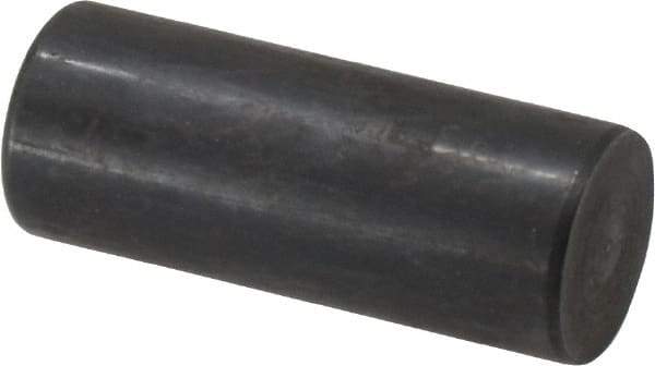 Holo-Krome - 20mm Diam x 50mm Pin Length Grade 8 Alloy Steel Standard Dowel Pin - Black Luster Finish, C 60 (Surface) & C 50-58 Hardness, 1 Beveled & 1 Rounded End - Makers Industrial Supply