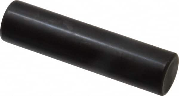 Holo-Krome - 20mm Diam x 80mm Pin Length Grade 8 Alloy Steel Standard Dowel Pin - Black Luster Finish, C 60 (Surface) & C 50-58 Hardness, 1 Beveled & 1 Rounded End - Makers Industrial Supply