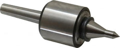 Riten - MT2 Taper Shank, 2-1/8" Head Diam 2,600 Lb Capacity Live Center - 6,000 Max RPM, 2" Head Length, 3/8" Point Diam, 2" Point Len, 310 Lb Max Workpc, 2" Tip Diam, Long Point - Makers Industrial Supply