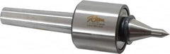 Riten - MT3 Taper Shank, 2-1/8" Head Diam 3,400 Lb Capacity Live Center - 6,000 Max RPM, 2" Head Length, 3/8" Point Diam, 2" Point Len, 310 Lb Max Workpc, 2" Tip Diam, Long Point - Makers Industrial Supply