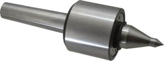 Riten - MT4 Taper Shank, 3-1/16" Head Diam 4,500 Lb Capacity Live Center - 5,000 Max RPM, 2-25/32" Head Length, 1/2" Point Diam, 2-5/8" Point Len, 1,100 Lb Max Workpc, 3/4" Long Tip, 3/4" Tip Diam, Long Point - Makers Industrial Supply