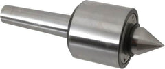 Riten - MT4 Taper Shank, 3-1/16" Head Diam 4,500 Lb Capacity Live Center - 4,000 Max RPM, 2-25/32" Head Length, 1-3/8" Point Diam, 1-13/16" Point Len, 2,100 Lb Max Workpc, Standard Point - Makers Industrial Supply