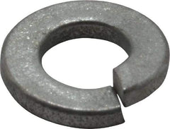 Value Collection - 1/4", 0.254" ID, 0.062" Thick Split Lock Washer - Grade 2 Spring Steel, Zinc-Plated Finish, 0.254" Min ID, 0.262" Max ID, 0.489" Max OD - Makers Industrial Supply