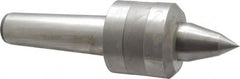 Value Collection - MT5 Taper Shank, 3.1" Head Diam Live Center - 2-3/4" Head Length, 1.575" Point Diam, 2-1/2" Point Len, 1,763 Lb Max Workpc, 10.6" OAL, Long Point - Makers Industrial Supply