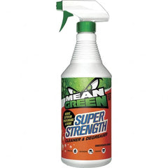 Mean Green - 32 oz Spray Bottle Cleaner/Degreaser - Liquid, Biodegradable, Low Odor - Makers Industrial Supply