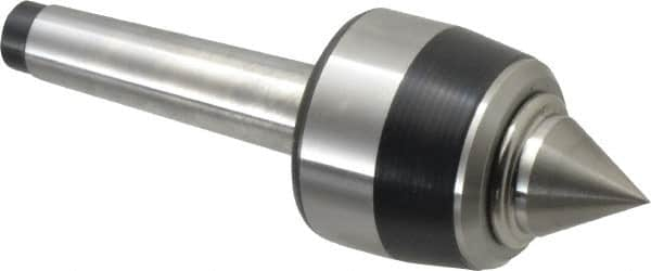 Royal Products - MT2 Taper Shank, 1-3/4" Head Diam 3,085 Lb Capacity Live Center - 6,000 Max RPM, 1.47" Head Length, 7/8" Point Diam, 1.01" Point Len, 725 Lb Max Workpc, 5-9/32" OAL, Standard Point - Makers Industrial Supply