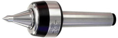 Royal Products - MT6 Taper Shank, 4" Head Diam 8,420 Lb Capacity Live Center - 3,500 Max RPM, 3.15" Head Length, 2" Point Diam, 3" Point Len, 2,420 Lb Max Workpc, 13-29/32" OAL, 3/4" Tip Diam, Long Point - Makers Industrial Supply