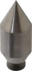 Royal Products - 5/8-18" Thread, 3MT Taper, 1" Point Diam, Tool Steel Lathe Extended Point - 1-7/8" OAL - Makers Industrial Supply