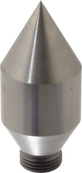 Royal Products - 3/4-16" Thread, 4MT & 5MT Taper, 1/4 to 1-3/8" Point Diam, Tool Steel Lathe Extended Point - 2-11/32" OAL - Makers Industrial Supply