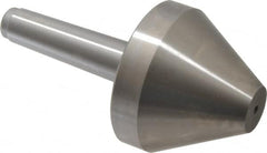 Royal Products - MT3 Taper Shank, 3.15" Head Diam 2,395 Lb Capacity Live Center - 5,000 Max RPM, 2-1/2" Head Length, 1" Point Diam, 2.52" Point Len, 615 Lb Max Workpc, 6-1/16" OAL, Bull Nose Point - Makers Industrial Supply