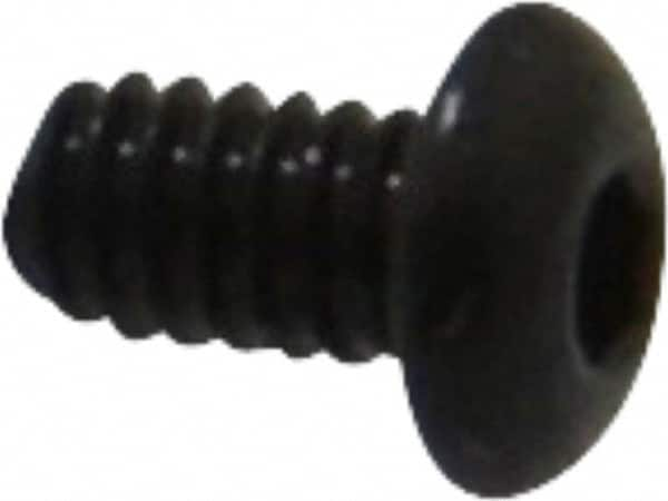 Value Collection - #3-48 UNC Hex Socket Drive, Button Screw - Alloy Steel, Black Oxide Finish, Fully Threaded, 3/16" Length Under Head - Makers Industrial Supply