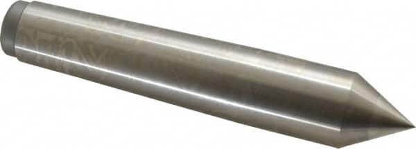 Royal Products - 1.231" Head Diam, High Speed Steel Standard Point Solid Dead Center - 4MT Morse Taper, 1.231" Point Diam, 6-3/4" OAL - Makers Industrial Supply