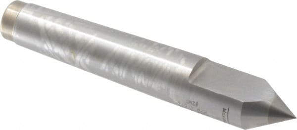 Royal Products - 0.7" Head Diam, Carbide-Tipped Steel Standard Point Half Dead Center - 2MT Morse Taper, 0.7" Point Diam, 4-3/16" OAL - Makers Industrial Supply