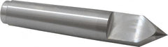 Royal Products - 1.231" Head Diam, Carbide-Tipped Steel Standard Point Half Dead Center - 4MT Morse Taper, 1.231" Point Diam, 6-3/4" OAL - Makers Industrial Supply