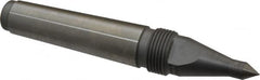 Royal Products - 0.938" Head Diam, Hardened Steel Long Point Solid Dead Center - 3MT Morse Taper, 0.38" Point Diam, 0.63" Point Length, 5-15/16" OAL - Makers Industrial Supply