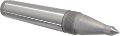 Royal Products - 1.231" Head Diam, Hardened Steel Long Point Solid Dead Center - 4MT Morse Taper, 1/2" Point Diam, 0.81" Point Length, 7-5/16" OAL - Makers Industrial Supply