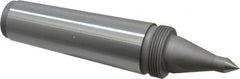 Royal Products - 1.748" Head Diam, Hardened Steel Long Point Solid Dead Center - 5MT Morse Taper, 1/2" Point Diam, 0.81" Point Length, 8-7/16" OAL - Makers Industrial Supply