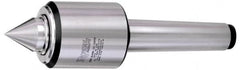 Royal Products - MT5 HD Taper Shank, 3.82" Head Diam 5,300 & 10,540 Lb Capacity Live Center - 3,000 Max RPM, 3.89" Head Length, 2" Point Diam, 2.31" Point Len, 5,240 Lb Max Workpc, 11-13/16" OAL, Standard Point - Makers Industrial Supply