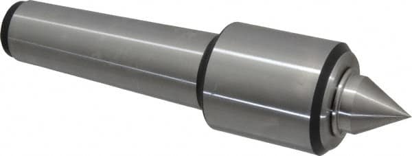 Royal Products - MT5 Taper Shank, 2.45" Head Diam 4,390 Lb Capacity Live Center - 5,000 Max RPM, 2.78" Head Length, 1-1/4" Point Diam, 1.47" Point Len, 2,240 Lb Max Workpc, 9-3/4" OAL, 1/2" Tip Diam, Standard Point - Makers Industrial Supply