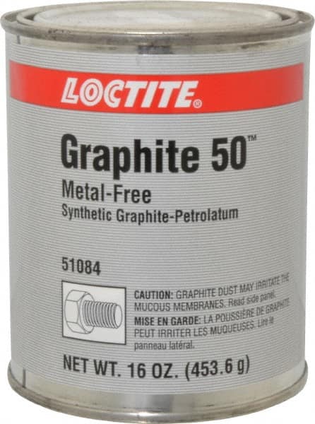 Loctite - 1 Lb Can General Purpose Anti-Seize Lubricant - Graphite, -29 to 482°C, Gray, Water Resistant - Makers Industrial Supply