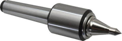 Royal Products - MT3 Taper Shank, 1.7" Head Diam 830 Lb Capacity Live Center - 12,000 Max RPM, 2.12" Head Length, 7/8" Point Diam, 1-3/4" Point Len, 180 Lb Max Workpc, 7-7/32" OAL, 3/8" Tip Diam, Long Point - Makers Industrial Supply