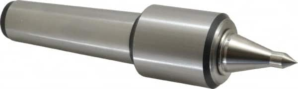 Royal Products - MT5 Taper Shank, 2.45" Head Diam 1,905 Lb Capacity Live Center - 12,000 Max RPM, 2.78" Head Length, 1-1/4" Point Diam, 2.35" Point Len, 525 Lb Max Workpc, 10-3/4" OAL, 1/2" Tip Diam, Long Point - Makers Industrial Supply