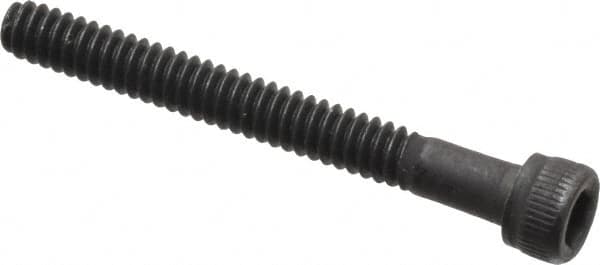 Value Collection - #4-40 UNC Hex Socket Drive, Socket Cap Screw - Alloy Steel, Black Oxide Finish, Partially Threaded, 1" Length Under Head - Makers Industrial Supply