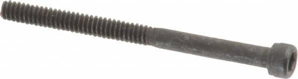 Value Collection - #4-40 UNC Hex Socket Drive, Socket Cap Screw - Alloy Steel, Black Oxide Finish, Partially Threaded, 1-1/2" Length Under Head - Makers Industrial Supply