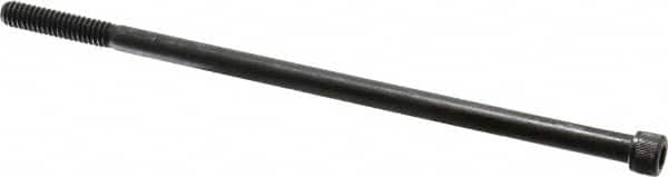 Value Collection - 1/4-20 UNC Hex Socket Drive, Socket Cap Screw - Alloy Steel, Black Oxide Finish, Partially Threaded, 6" Length Under Head - Makers Industrial Supply