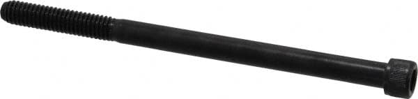 Value Collection - 5/16-18 UNC Hex Socket Drive, Socket Cap Screw - Alloy Steel, Black Oxide Finish, Partially Threaded, 5" Length Under Head - Makers Industrial Supply