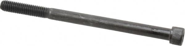 Value Collection - 3/8-16 UNC Hex Socket Drive, Socket Cap Screw - Alloy Steel, Black Oxide Finish, Partially Threaded, 5-1/2" Length Under Head - Makers Industrial Supply