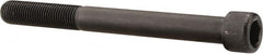 Value Collection - 3/8-24 UNF Hex Socket Drive, Socket Cap Screw - Alloy Steel, Black Oxide Finish, Partially Threaded, 3-3/4" Length Under Head - Makers Industrial Supply