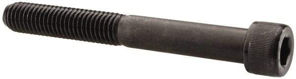 Value Collection - 1/2-13 UNC Hex Socket Drive, Socket Cap Screw - Alloy Steel, Black Oxide Finish, Partially Threaded, 4-1/4" Length Under Head - Makers Industrial Supply