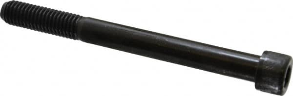 Value Collection - 1/2-13 UNC Hex Socket Drive, Socket Cap Screw - Alloy Steel, Black Oxide Finish, Partially Threaded, 5-1/4" Length Under Head - Makers Industrial Supply