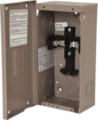 Eaton Cutler-Hammer - 2 Circuits, 120/240 VAC, 40 Amp Main, 14 AWG, Surface, Indoor Main Lug Load Center - 1 Phase, 1 NEMA Rating, 4-1/2 Inch Wide x 3.13 Inch Deep x 9-1/2 Inch High - Makers Industrial Supply