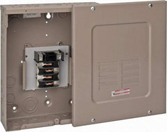 Eaton Cutler-Hammer - 8 Circuits, 120/240 VAC, 125 Amp Main, 6-1/0 AWG, Surface, Indoor Main Lug Load Center - 1 Phase, 1 NEMA Rating, 11 Inch Wide x 3.69 Inch Deep x 13 Inch High - Makers Industrial Supply