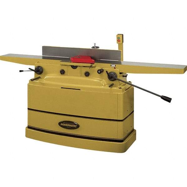 Jet - 7,000 RPM, 8" Cutting Width, 1/2" Cutting Depth, Jointer - 4-3/4" Fence Height, 38-3/16" Fence Length, 2 hp - Makers Industrial Supply