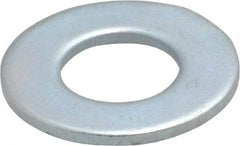 Value Collection - 3/8" Screw, Steel SAE Flat Washer - 13/32" ID x 13/16" OD, 1/16" Thick, Zinc-Plated Finish - Makers Industrial Supply