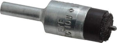 Osborn - 1/2" Brush Diam, End Brush - 1/4" Diam Shank, 3/32" Pilot Diam, 25,000 Max RPM - Makers Industrial Supply