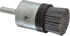 Osborn - 120 Grit, 1" Brush Diam, End Brush - Fine Grade, 1/4" Diam Shank, 9,000 Max RPM - Makers Industrial Supply