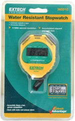 Extech - Stopwatch, Timer and Clock - Yellow - Makers Industrial Supply